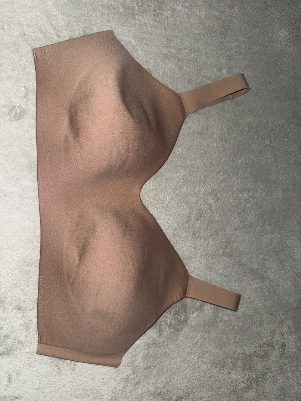 Lululemon Seamless Wireless Bra in Brown